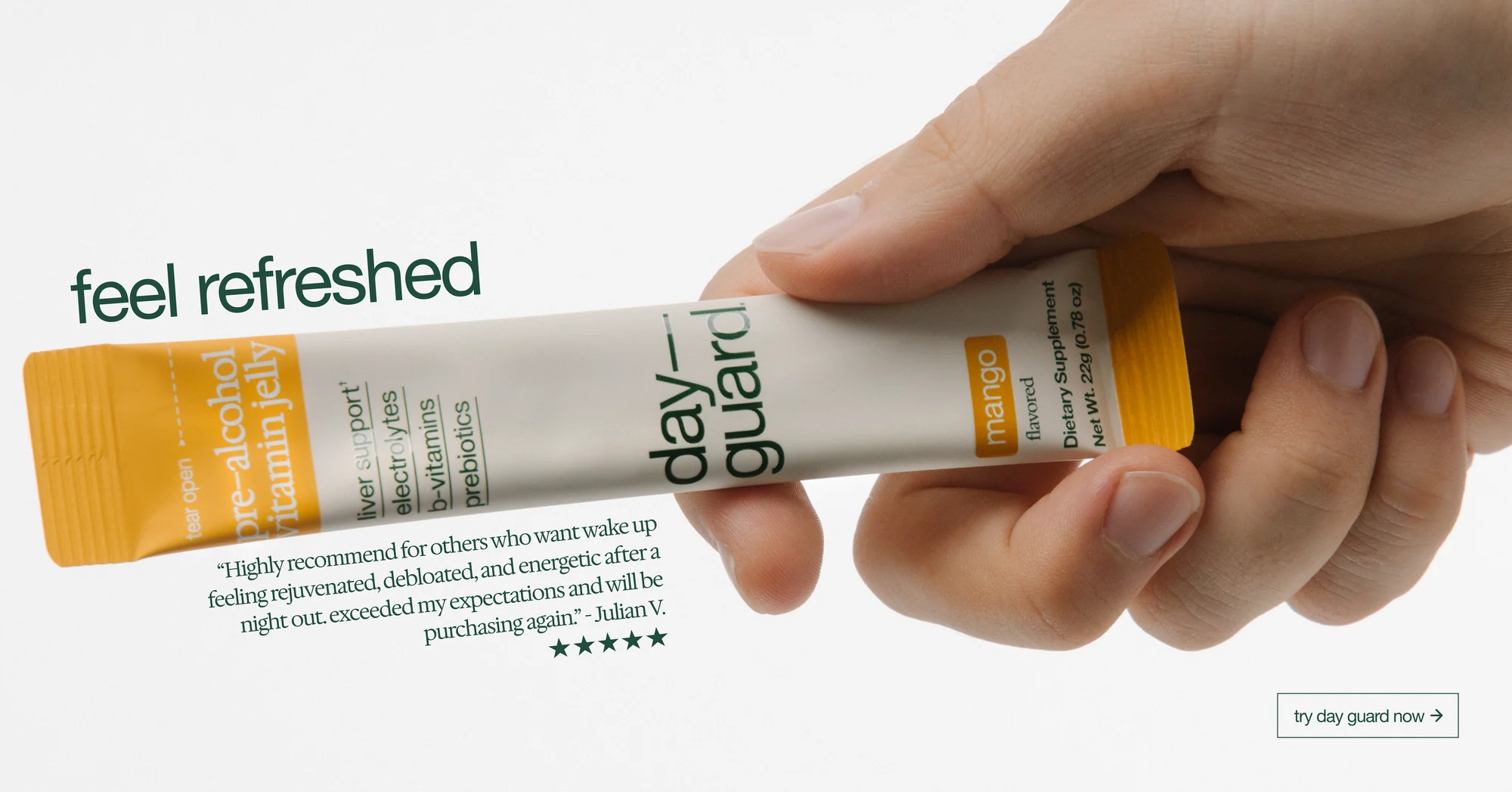 day–guard “feel refreshed” ad