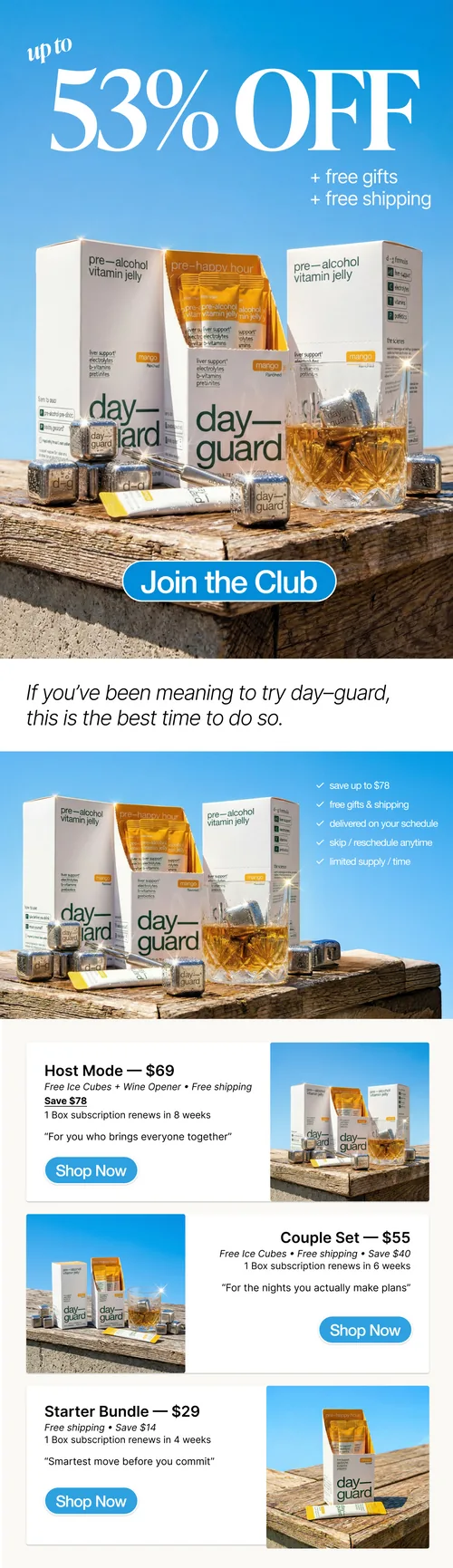 day–guard email: Bundle deal