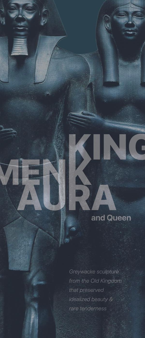 King Menkaura and Queen poster