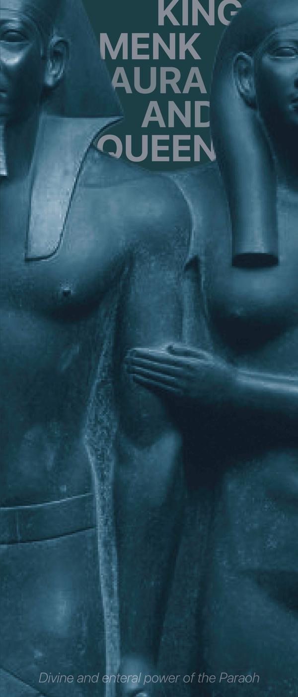 King Menkaura and Queen poster