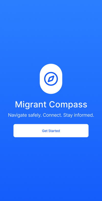 Migrant Compass screen 1