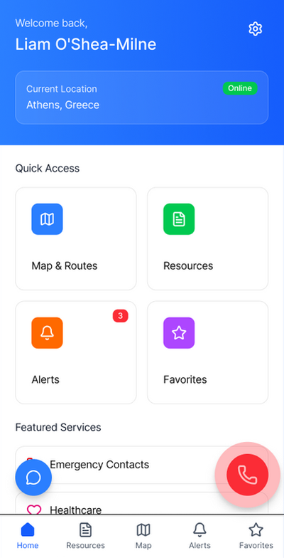 Migrant Compass screen 10