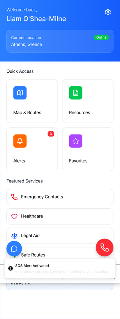 Migrant Compass screen 12