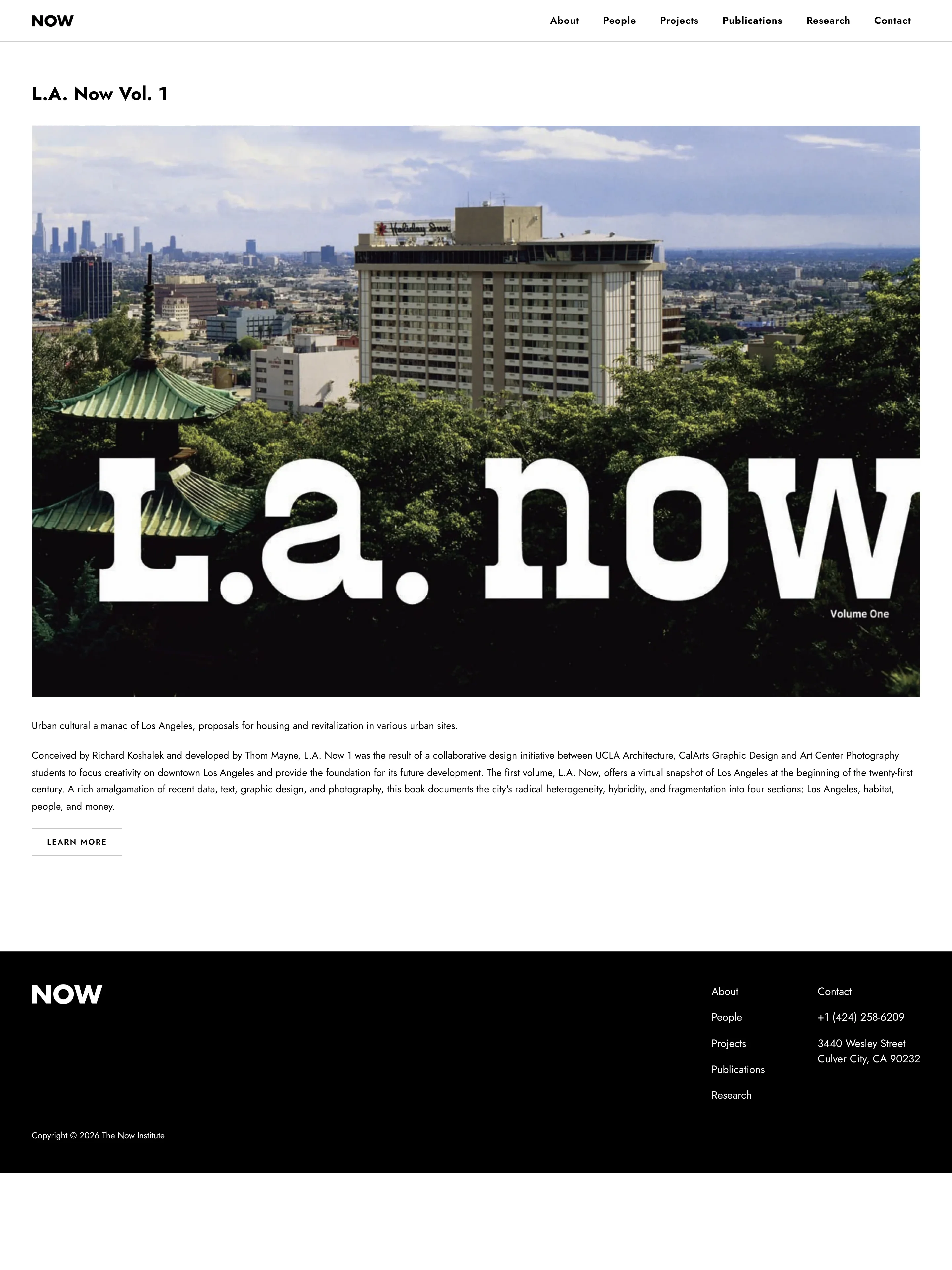 L.A. Now Vol. 1