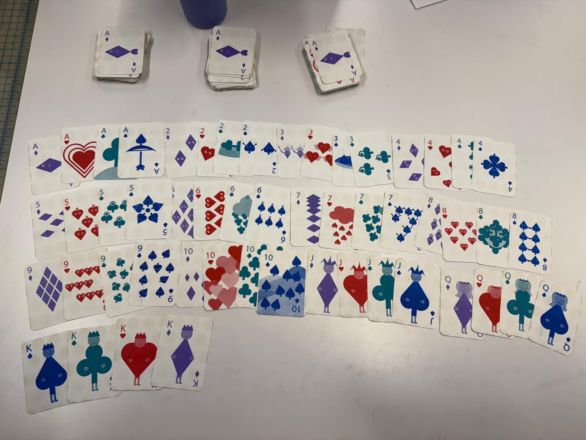Reprinted deck